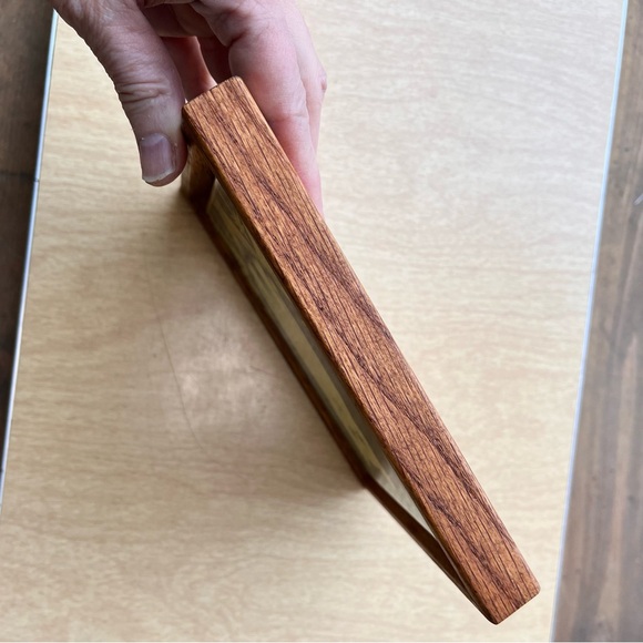 Martin Leman Vintage Cat Tile In Wood Frame - Picture 7 of 9